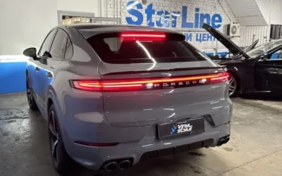 Пошив ворсовых ковров в салон автомобиля Porsche Cayenne