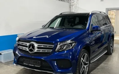 Mercedes GLS 350D — ремонт вмятины без покраски и реставрация сидений