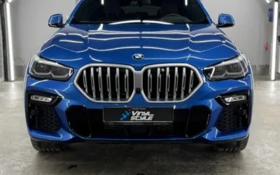 Полировка кузова автомобиля BMW X6 и нанесение керамики