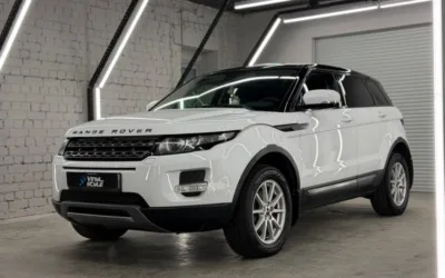 Range Rover Evoque — полировка кузова и нанесение керамики, ремонт сиденья и химчистка
